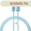 Kabel USB do iP Baseus Crystal Shine, 2.4A, 1.2m (niebieski)