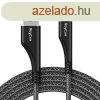 Kbel USB-A do lightning RayCue CA01 1.2m 2.4A (czarny)