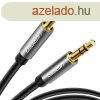 UGREEN 3.5mm mini jack AUX kbel, 1m (fekete)