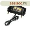 Lampa, Motoros Rendszmtbla vilgts, 3 LED, Fehr