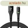 USB-rl USB-C-re Mcdodo Magnificence CA-7960 LED kbel, 1m (