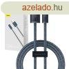 Baseus Dynamic Series USB-villany kbel, 2.4A, 2m (szrke)