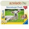 Ravensburger Puzzle 2x12 db - llatok a farmon