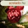 Karcsonyfadsz szett - gmbdsz - piros - 6 db / csomag