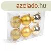 Karcsonyfadsz szett - arany - 6 db / szett