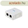 Equip Fali doboz - 235114 (2 port, Cat.5e, UTP, fehr)