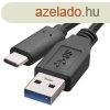 EMOS SM7021BL, Tlt- s adatkbel USB-A 3.0 / USB-C 3.1, 1 