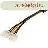 BLACKBIRD Tpkbel 2x4 pin Molex male to 8 pin EPS male, 15c