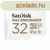 Sandisk 32GB microsSDHC Max Endurance Class 10 U3 V30 adapte