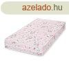 Lorelli Relax szivacs matrac 70x140x12 cm - Pink Ballerina B