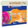 Verbatim DVD-R 4,7Gb 16x Slim 5db/csomag (5-s cmke)