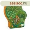 Formadobozos puzzle - Dzsungel puzzle, 54 db-os - In the Jun