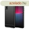 Carbon Case Sony Xperia 10 V rugalmas szilikon carbon tok fe