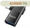 HOCO UA17 adapter 2in1 (USB aljzat - Type-C/lightning, OTG, 