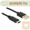 DELOCK kbel USB 2.0 Type-A male to USB 2.0 Type-C male, 2m