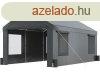 Ponyvagarzs, mobilgarzs garzs 3,7x6m tartozk 4db homokzs