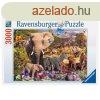 Puzzle 3000 db - Afrikai llatvilg