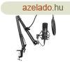 Sandberg Mikrofon - Streamer USB Microphone Kit (fekete; USB