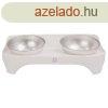 Bowls for dogs and cats Paw In Hand (White)