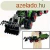 Nagy 50.04cm-es Zld Farm Traktor Jtkkszlet Ptkocsival 