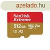 SanDisk microSD extreme krtya 512GB, 190/130 MB/s, A2 C10 V