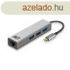 ACT AC7055 USB-C Hub 3 port with Gigabyte Ethernet Grey