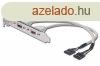 Assmann USB Slot Bracket cable, 2x type A-2x5pin IDC