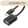 Ugreen US133 micro USB (apa) - USB-A (anya) OTG kbel lapos 