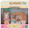 SylvanianFamilies: Csoki Nyuszi bty frdszoba btorral