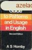 Guide to patterns and usage in English - A.S. Hornby