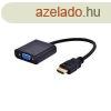 GEMBIRD A-HDMI-VGA-04 fekete HDMI - VGA adapter