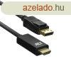 ACT AC7550 DisplayPort to HDMI adapter cable 1,8m Black