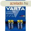 Elem AAA mikro LR03 Longlife Power 4 db/csomag, Varta