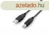 EQuip USB-A 2.0 to USB-B cable 3m Black