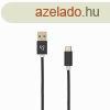 SBOX USB Male -> TYPE-C Male cable 1,5m Black