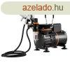 Airbrush lgkompresszor 120 W (1-3 bar) 3 fvkval