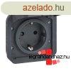 Legrand Plexo 55 2P+F csatlakozaljzat csapfedllel, csavar