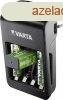 Varta LCD Plug-Plus NiMH AAA/AA/9V PP3 Charger Black