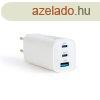 Hlzati Adapter USB + Type-C PD45W gyorstltssel - fehr