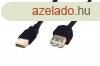 Assmann USB 2.0 extension cable, type A 5m Black