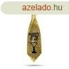 Szilveszteri nyakkend - arany glitteres - 41 x 11 cm