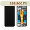 Samsung A065 Galaxy A06 fekete gyri LCD kijelz rintvel 