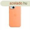 Apple iPhone 15 Plus Szilikontok MagSafe-vel - Orange Sorbet