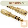 ADA Delock 65361 sztereo jack apa 6.35 mm > sztereo jack 