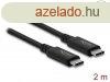 DeLock USB4 20 Gbps Cable 2m Black