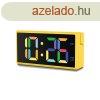 Hama Ibiza Digital Alarm Clock Multi-Colour Display with USB