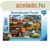 Puzzle 100 db - Jrmvek az ptkezsen