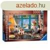 Puzzle 1000 db - A puzzle kirak asztala