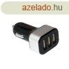 Logilink PA0082 3-port USB Car Charger 25,5W Black