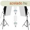 Stdi softbox 50x70cm - 2 db, 2x135 W